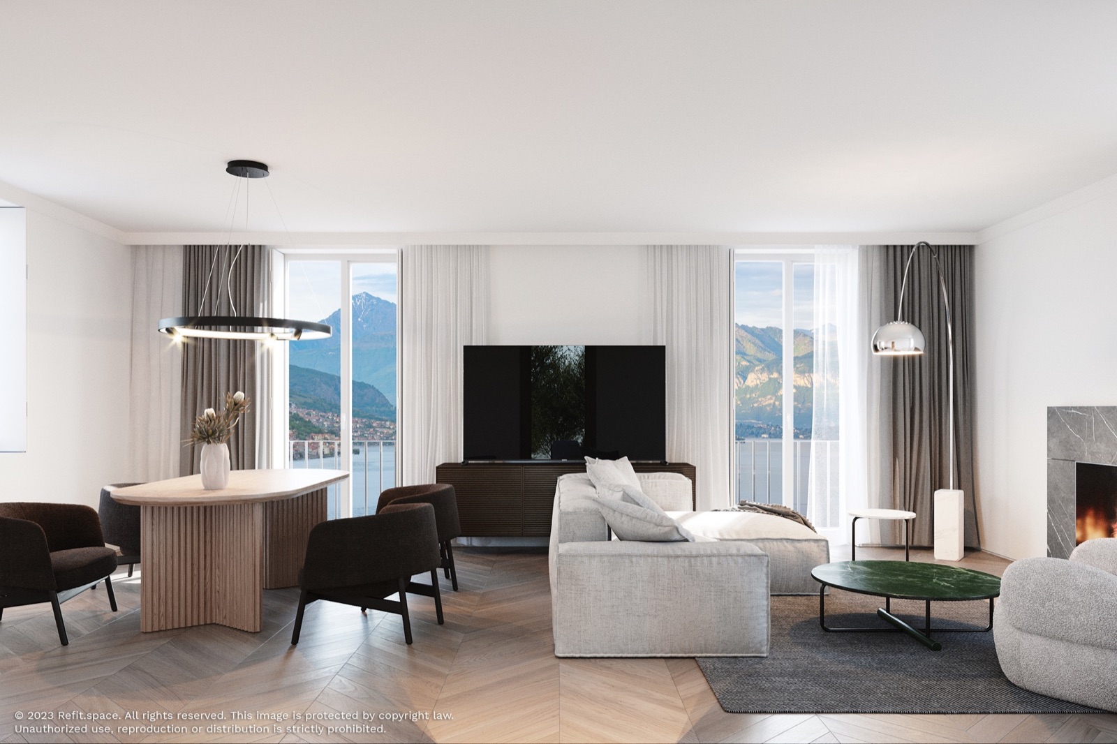 Appartamento ristrutturato a 70 m dal lago con giardino — 3
